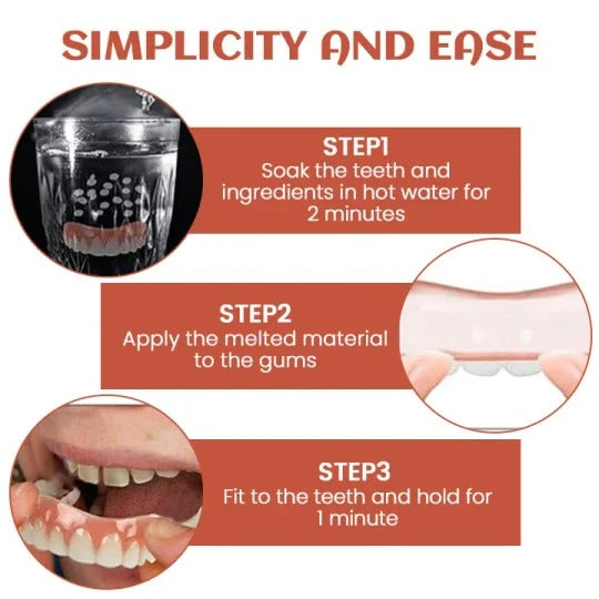 🌸 ZZEZHI™ Silicone Reline Denture Set🌿 (✨BUY 2 GET 1 FREE💕)