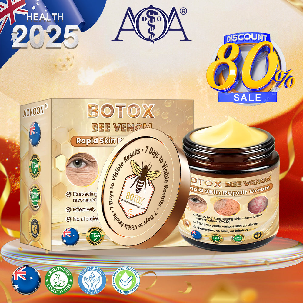 Mayo Clinic Official: 🐝ADNOON®Botox Skin Treatment Cream Anti-aging, Hydrating, Skin Repair, Even Tone, Acne and Dark Spot Treatment, Wart and Mole Removal, Psoriasis Relief🧑⚕️