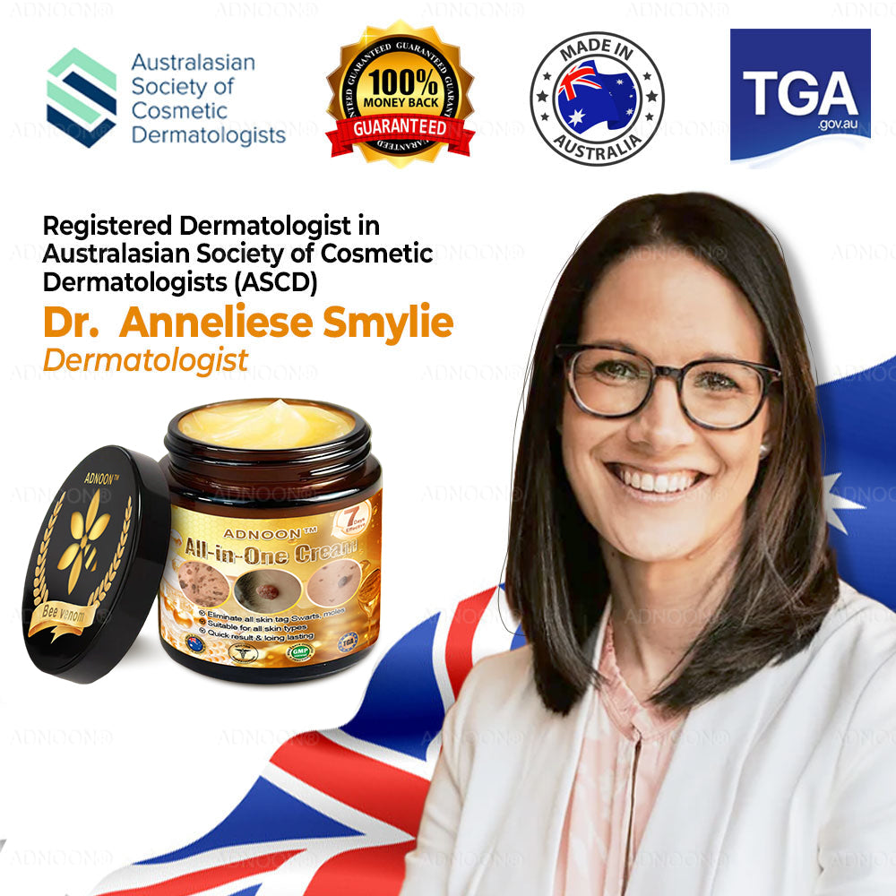 Official Store✅ADNOON®🌸 Multi-Effect All-in-One Skincare Cream👨⚕️ Certified by The Australasian College of Dermatologists (ACD) (Treating Skin Cancer, Eczema, Acne, Warts, Psoriasis, Wrinkles, Scars, and Varicose Veins)