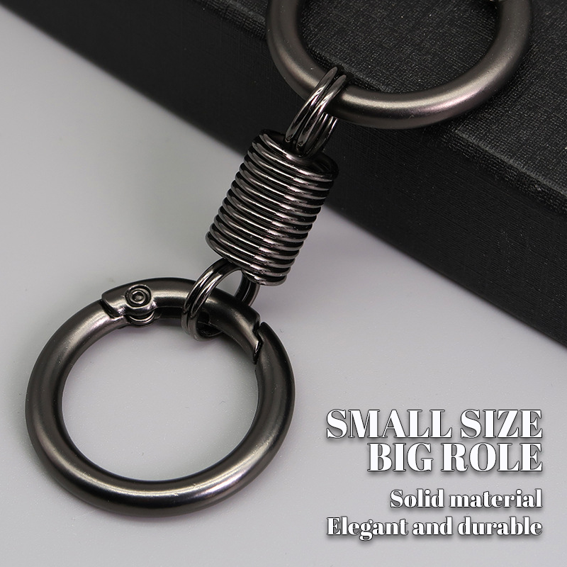 (๐ฅ2024Last Day Promotion - 49% off)Nordic Retro Spring Double Ring Keychain