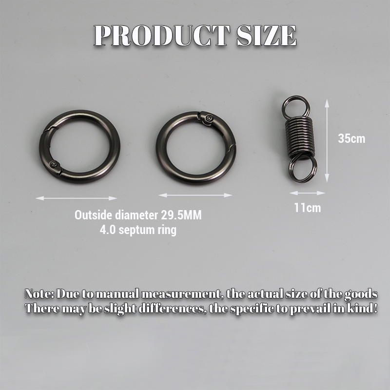 (๐ฅ2024Last Day Promotion - 49% off)Nordic Retro Spring Double Ring Keychain