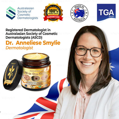 Official Store✅ADNOON®🌸 Multi-Effect All-in-One Skincare Cream👨‍⚕️ Certified by The Australasian College of Dermatologists (ACD) (Treating Skin Cancer, Eczema, Acne, Warts, Psoriasis, Wrinkles, Scars, and Varicose Veins)